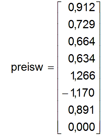 Hier sollte jetzt Vektor preisw erscheinen
