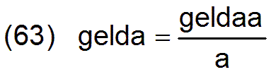Hier sollte jetzt Formel 63 erscheinen!